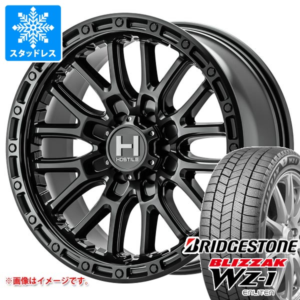 【タイヤ交換対象】スタッドレスタイヤ ブリヂストン ブリザック WZ-1 265/65R17 112Q 2025年10月発売サイズ & ホスタイル H135 リッジクレスト 8.0-17 タイヤホイール4本セット265/65-17 BRIDGESTONE BLIZZAK WZ-1|タイヤマックス