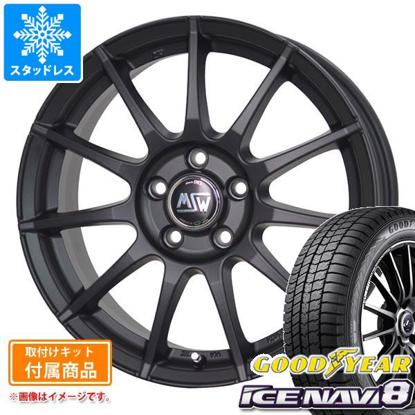 【タイヤ交換対象】BMW G01 X3用 スタッドレス グッドイヤー アイスナビ8 225/60R18 100Q OZ MSW 85-2H タイヤホイール4本セット