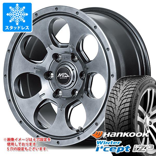 【タイヤ交換対象】T31エクストレイル用 スタッドレス ハンコック ウィンターアイセプト iZ3 W636 215/65R16 102T XL ロードマックス マッドエージェント タイヤホイール4本セット|タイヤマックス
