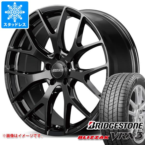 【タイヤ交換対象】トヨタ 40系アルファード用 スタッドレス ブリヂストン ブリザック VRX3 225/55R19 103Q XL レイズ RS 2x7FT タイヤホイール4本セット
