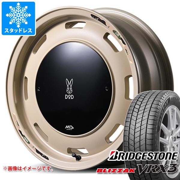 【タイヤ交換対象】スズキ ハスラー用 スタッドレス ブリヂストン ブリザック VRX3 165/60R15 77Q ウシャリントバリ タイヤホイール4本セット