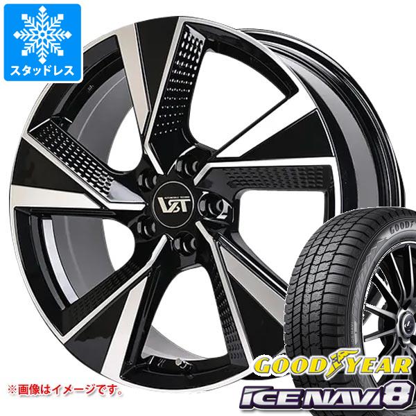 【タイヤ交換対象】ボルボ EX30 2E400R用 スタッドレス グッドイヤー アイスナビ8 225/55R18 98Q VST タイプST3 タイヤホイール4本セット|タイヤマックス