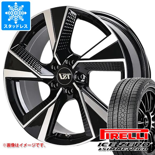 【タイヤ交換対象】ボルボ XC60 DD/DB系用 2025年製 スタッドレス ピレリ アイスゼロアシンメトリコ 235/60R18 107H XL VST タイプST3 タイヤホイール4本セット|タイヤマックス