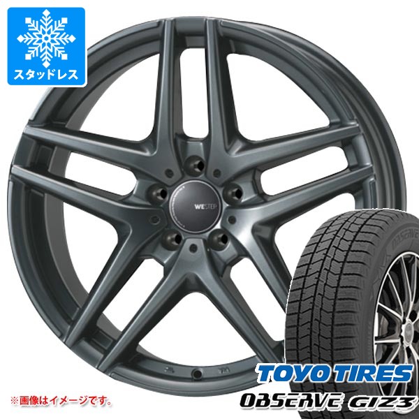 【タイヤ交換対象】メルセデスベンツ R172 SLCクラス用 スタッドレス トーヨー オブザーブ ギズ3 225/40R18 88Q モンツァジャパン ウェスター S05 タイヤホイール4本セット|タイヤマックス