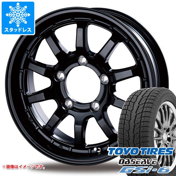 【タイヤ交換対象】ジムニー JB64W用 スタッドレス トーヨー オブザーブ GSi-6 215/70R16 100Q インターミラノ クロスフィールド アルファ タイヤホイール4本セット｜タイヤマックス