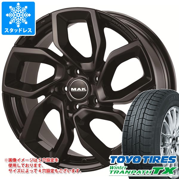 【タイヤ交換対象】シトロエン C3エアクロス A8H系用 スタッドレス トーヨー ウィンタートランパス TX 205/60R16 96Q XL MAK アポロ タイヤホイール4本セット|タイヤマックス