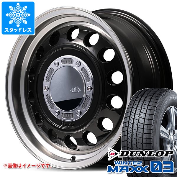 【タイヤ交換対象】スズキ ハスラー用 スタッドレス ダンロップ ウインターマックス03 WM03 165/60R15 77Q ガルシア シスコ タイプ2 タイヤホイール4本セット