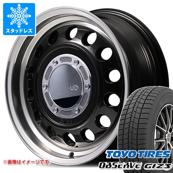 【タイヤ交換対象】ミツビシ デリカミニ B30系用 スタッドレス トーヨー オブザーブ ギズ3 165/60R15 77Q ガルシア シスコ タイプ2 タイヤホイール4本セット|タイヤマックス