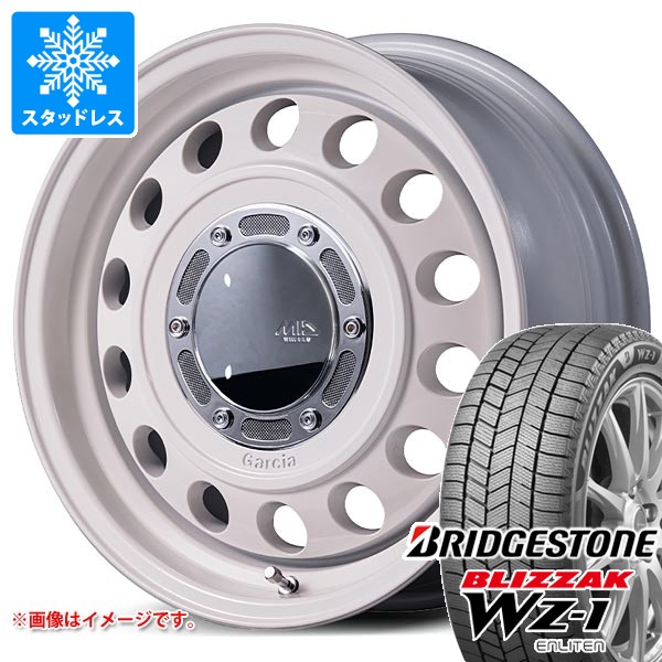 【タイヤ交換対象】スズキ ジムニー JB64W用 スタッドレス ブリヂストン ブリザック WZ-1 215/70R16 100Q ガルシア シスコ タイプ2 タイヤホイール4本セット