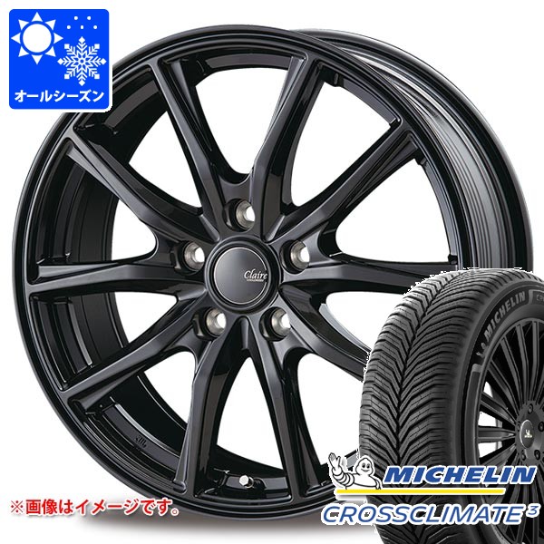 オールシーズン 225/65R17 106V XL ミシュラン クロスクライメート3 インターミラノ クレール GZ10 7.0-17 タイヤホイール4本セット|タイヤマックス
