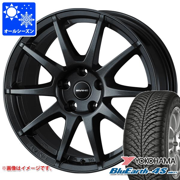 【タイヤ交換対象】BMW G01 X3用 オールシーズンタイヤ ヨコハマ ブルーアース4S AW21 225/65R17 106V XL アーヴィン S02 タイヤホイール4本セット｜タイヤマックス
