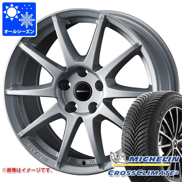 【タイヤ交換対象】ボルボ S90/V90 PB/PD系用 オールシーズンタイヤ ミシュラン クロスクライメート2 245/45R18 100Y XL アーヴィン S02 タイヤホイール4本セット｜タイヤマックス