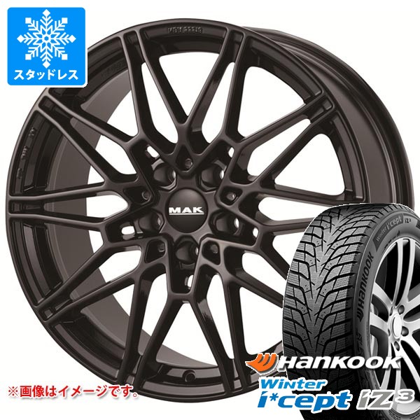 【タイヤ交換対象】BMW G02 X4用 スタッドレス ハンコック ウィンターアイセプト iZ3 X for SUV W636A 225/60R18 100H MAK ケーニッヒ タイヤホイール4本セット