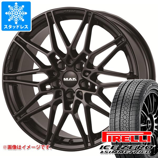 【タイヤ交換対象】BMW F44 2シリーズ用 スタッドレス ピレリ アイスゼロアシンメトリコ 225/40R18 92H XL MAK ケーニッヒ タイヤホイール4本セット