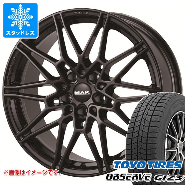 【タイヤ交換対象】BMW U11 X1用 スタッドレス トーヨー オブザーブ ギズ3 225/55R18 98Q MAK ケーニッヒ タイヤホイール4本セット｜タイヤマックス