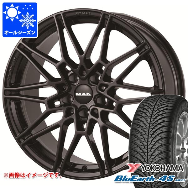 【タイヤ交換対象】BMW G20 3シリーズ用 オールシーズンタイヤ ヨコハマ ブルーアース4S AW21 225/45R18 95Y XL MAK ケーニッヒ タイヤホイール4本セット｜タイヤマックス