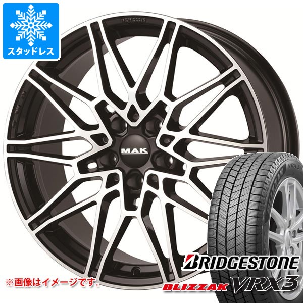 【タイヤ交換対象】BMW G60 5シリーズ用 スタッドレス ブリヂストン ブリザック VRX3 225/55R18 102Q XL MAK ケーニッヒ タイヤホイール4本セット