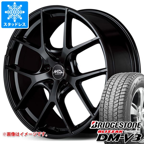 【タイヤ交換対象】レクサス RZ用 スタッドレス ブリヂストン ブリザック DM-V3 235/50R20 104Q XL レフィナーダ モーション4 タイヤホイール4本セット