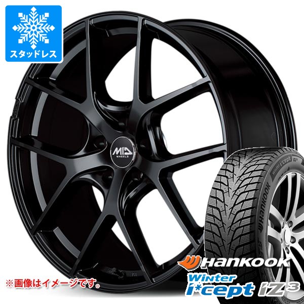 【タイヤ交換対象】トヨタ クラウン クロスオーバー 35系用 スタッドレス ハンコック ウィンターアイセプト iZ3 X for SUV W636A 225/60R18 100H レフィナーダ モーション4 タイヤホイール4本セット