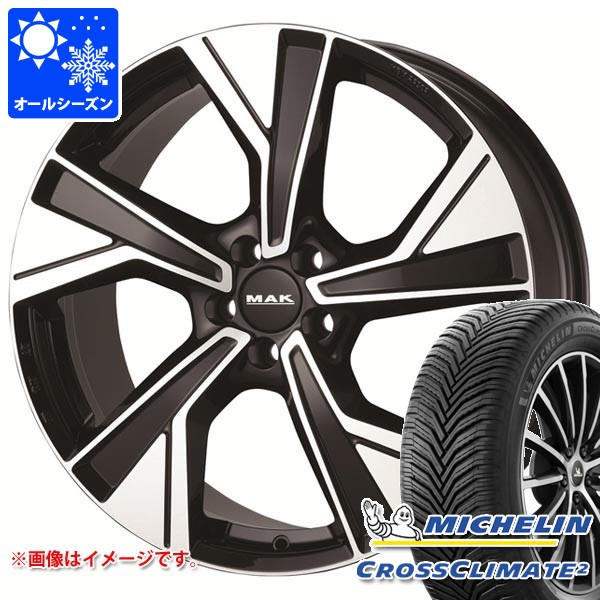 【タイヤ交換対象】ボルボ V90クロスカントリー PB/PD系用 オールシーズンタイヤ ミシュラン クロスクライメート2 235/50R19 103V XL VOL ボルボ承認 MAK マルメ タイヤホイール4本セット｜タイヤマックス