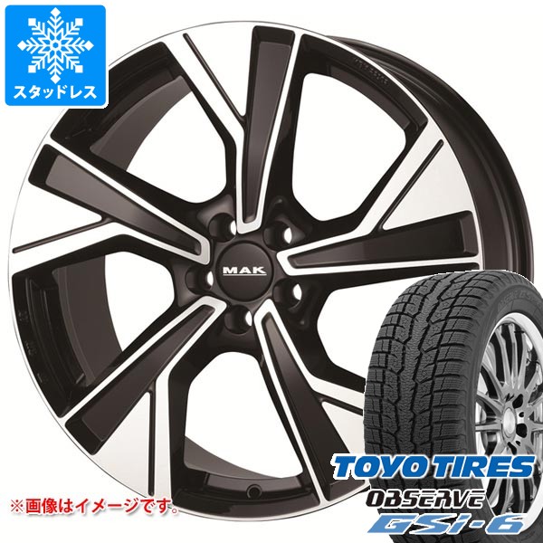 【タイヤ交換対象】ボルボ XC60 UB/UD系用 スタッドレス トーヨー オブザーブ GSi-6 235/55R19 101Q MAK マルメ タイヤホイール4本セット｜タイヤマックス