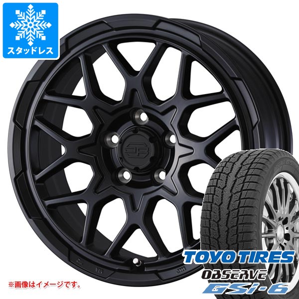 【タイヤ交換対象】ニッサン T31エクストレイル用 スタッドレス トーヨー オブザーブ GSi-6 215/70R16 100Q スタットベルク2 タイヤホイール4本セット