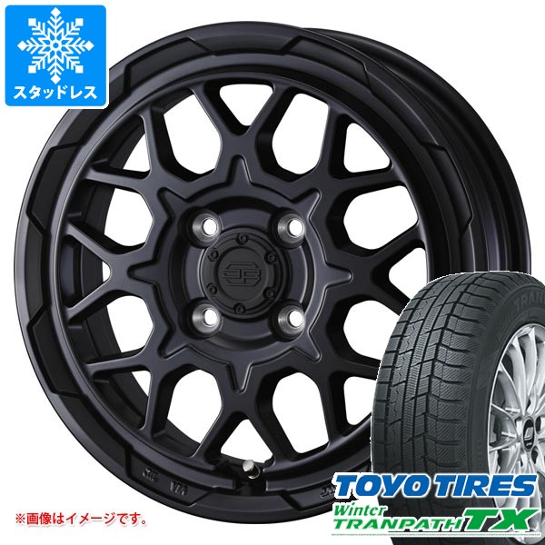 【タイヤ交換対象】ダイハツ タフト LA900系用 スタッドレス トーヨー ウィンタートランパス TX 165/65R15 81Q スタットベルク2 タイヤホイール4本セット|タイヤマックス
