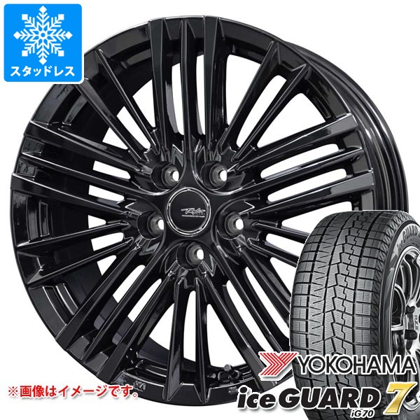 【タイヤ交換対象】レクサス IS 30系用 スタッドレス ヨコハマ アイスガードセブン iG70 235/40R19 92Q テイラー TL1 タイヤホイール4本セット
