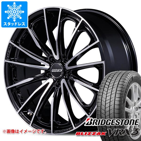 【タイヤ交換対象】トヨタ 40系アルファード用 スタッドレス ブリヂストン ブリザック VRX3 225/60R18 100Q レイズ ベルサス ヴォウジェ SE スペックM タイヤホイール4本セット｜タイヤマックス 162,300円