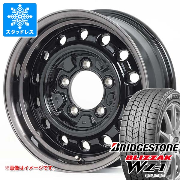 【タイヤ交換対象】5本セット スズキ ジムニー用 スタッドレス ブリヂストン ブリザック WZ-1 175/80R16 91Q 2025年10月発売サイズ アピオ ワイルドボア D タイヤホイール5本セット