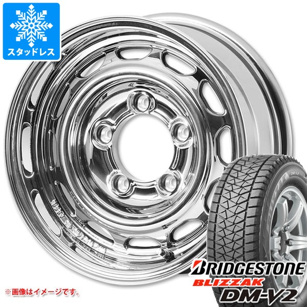 スズキ ジムニーノマド JC74W用 スタッドレス ブリヂストン ブリザック DM-V2 195/80R15 96Q アピオ ワイルドボア ベンチュラ タイヤホイール4本セット｜タイヤマックス
