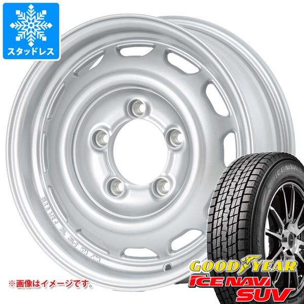 【タイヤ交換対象】スズキ ジムニー JB64W用 スタッドレス グッドイヤー アイスナビ SUV 215/70R16 100Q アピオ ワイルドボア ベンチュラ タイヤホイール4本セット