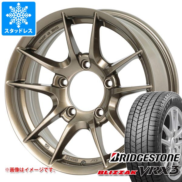 【タイヤ交換対象】スズキ ジムニー JB64W用 スタッドレス ブリヂストン ブリザック VRX3 215/70R16 100Q アピオ ワイルドボア Z タイヤホイール4本セット|タイヤマックス