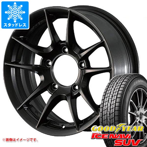 【タイヤ交換対象】スズキ ジムニー用 2026年製 スタッドレス グッドイヤー アイスナビ SUV 175/80R16 91Q アピオ ワイルドボア Z タイヤホイール4本セット|タイヤマックス