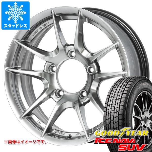 【タイヤ交換対象】スズキ ジムニー JB64W用 スタッドレス グッドイヤー アイスナビ SUV 215/70R16 100Q アピオ ワイルドボア Z タイヤホイール4本セット