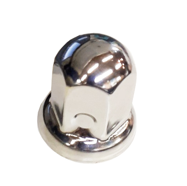 楽天市場】32個 ナットキャップ 33mm ISO ロング クロームメッキ