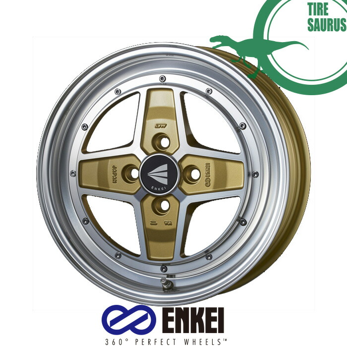 楽天市場】ENKEI（エンケイ） Neo Classic ENKEI92 15×8.0J PCD100/4 +25 ボア径：72.6φ カラー： Silver with Machined Lip 【ネオ クラッシック エンケイ92】 注)ホイール1枚です : タイヤザウルス