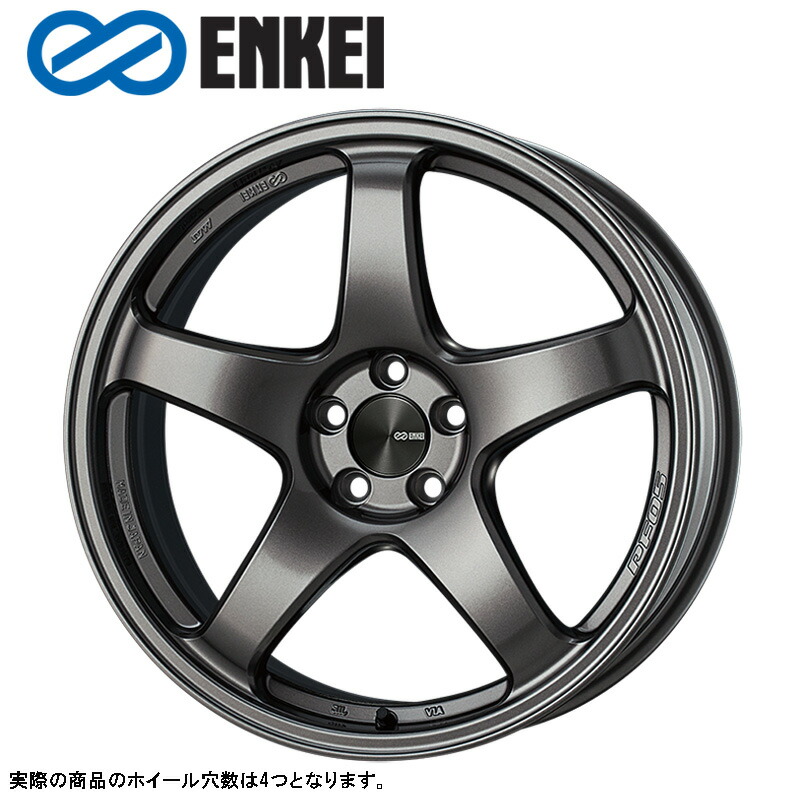 ENKEI PF05 16×7.0J PCD100 4H INSET+45 ボア径φ67 ダークシルバー (DS) 16インチ ホイール単品 1本 エンケイ ENKEI パフォーマンスライン PerformanceLine