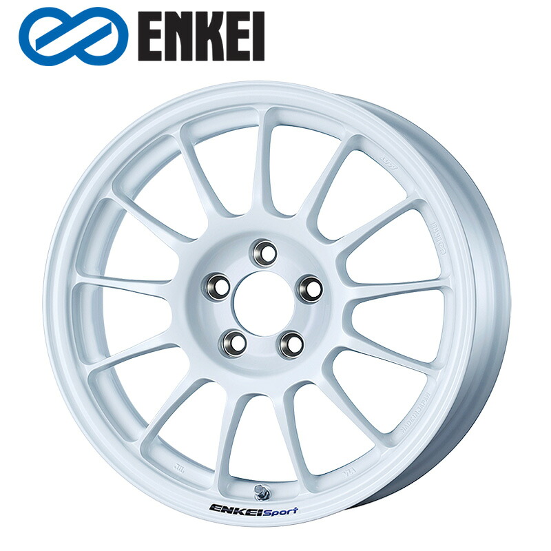 ENKEI RC-T5 15&times;6.0J PCD114.3 5H INSET+40 ボア径φ75 ホワイト (W) 15インチ ホイール単品 1本 エンケイ ENKEI スポーツ sport｜タイヤザウルス 24,724円