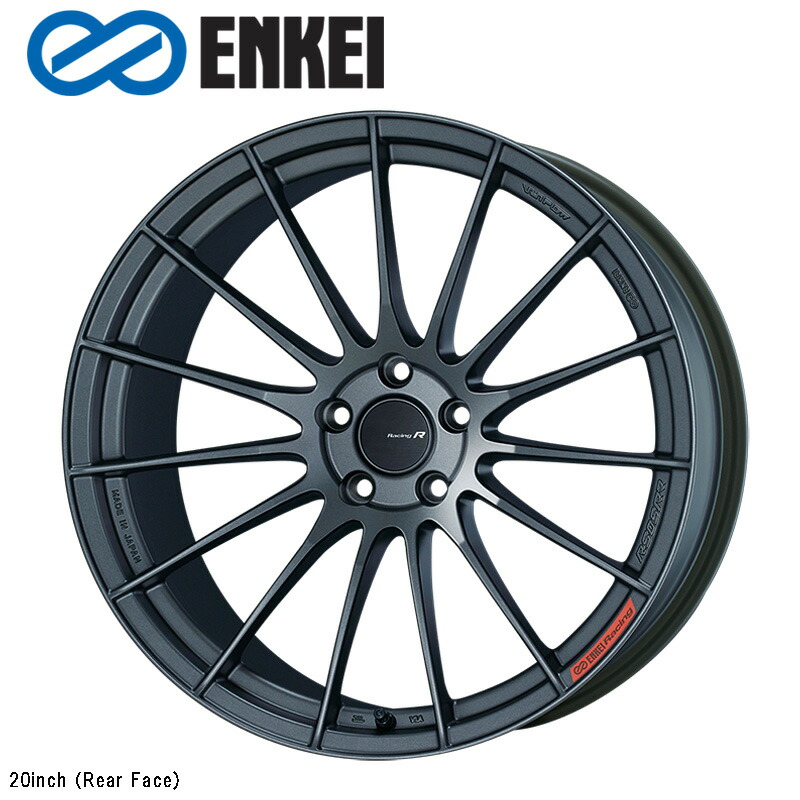 ENKEI RS05RR 20×8.5J PCD120 5H INSET+35 ボア径φ72.5 BMW FACE:F マットダークガンメタリック (MDG) 20インチ ホイール単品 1本 エンケイ レーシング レボリューション 40,105円