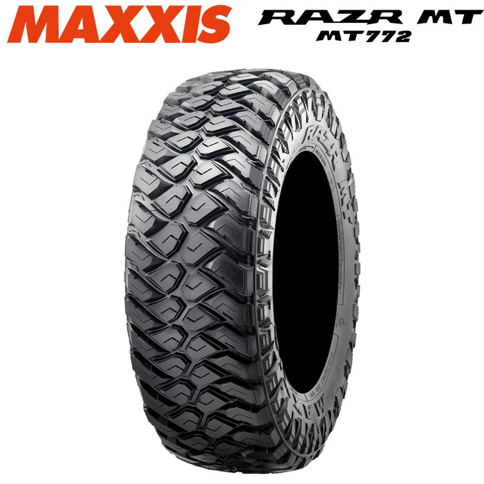 【タイヤ交換対応】 【2024年製】 MAXXIS 285/70R17 10PR 121/118Q MT772 RAZR レイザー マキシス MTタイヤ オフロードタイヤ マッドテレーン 1本