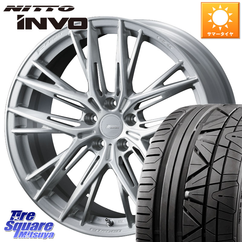 WEDS F ZERO FZ-5 FZ5 鍛造 FORGED ホイール 19インチ エフゼロ 19 X 8.5J +48 5穴 114.3 NITTO INVO インボ ニットー サマータイヤ 245/40R19 10系カローラクロス
