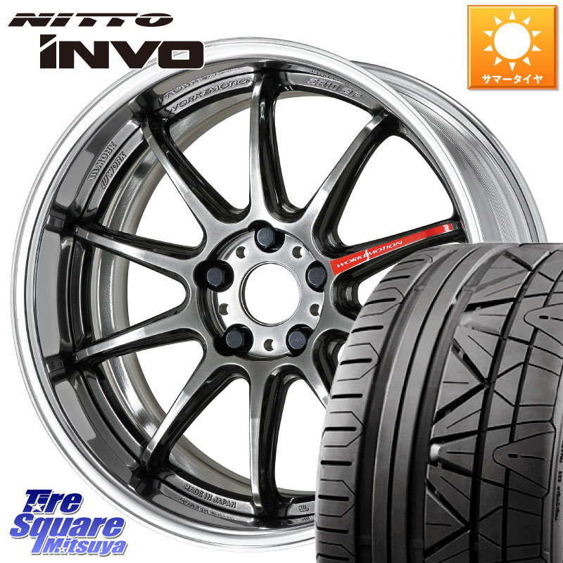 WORK EMOTION ZR10 L Disk GTK 19インチ 2ピース 19 X 8.0J +45 5穴 114.3 NITTO INVO インボ ニットー サマータイヤ 235/35R19 90系ノア ヴォクシー プリウスアルファ FL系シビック