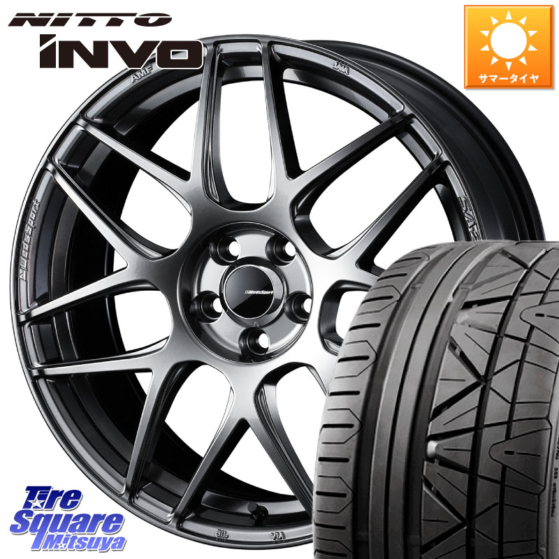 WEDS SA-27R PSB ウェッズ スポーツ ホイール 19インチ 19 X 8.0J +45 5穴 114.3 NITTO INVO インボ ニットー サマータイヤ 235/35R19 90系ノア ヴォクシー プリウスアルファ FL系シビック