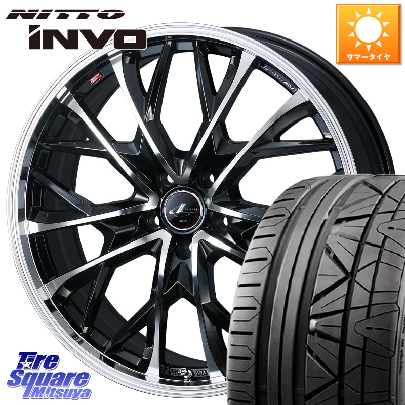 WEDS LEONIS MV レオニス MV ホイール 20インチ 20 X 8.5J +35 5穴 114.3 NITTO INVO インボ ニットー サマータイヤ 245/30R20