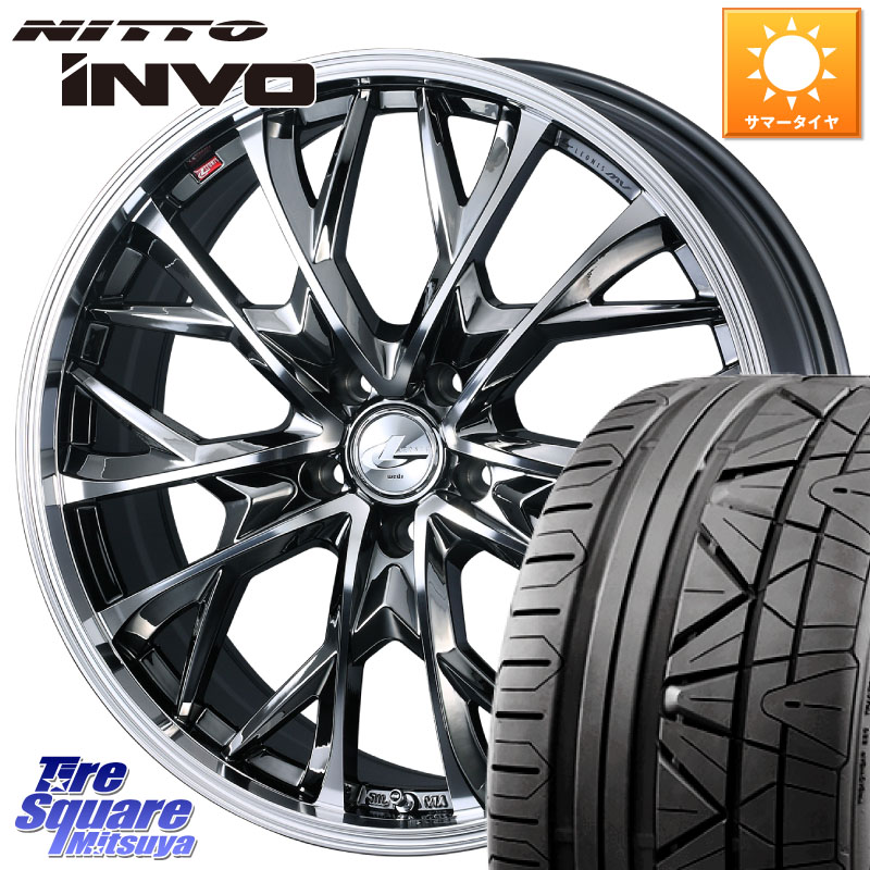 WEDS LEONIS MV レオニス MV BMCMC ホイール 20インチ 20 X 8.5J +35 5穴 114.3 NITTO INVO インボ ニットー サマータイヤ 245/45R20