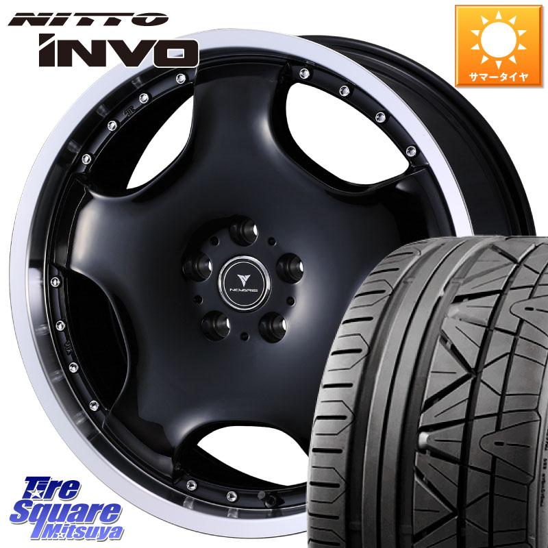 NITTO INVO インボ ニットー サマータイヤ 245/30R20WEDS NOVARIS ASSETE D1 特価● ホイール 20インチ ノヴァリス アセット 20X8.0J 42 5穴 114.3 ステージア 日産 クラウンロイヤル クラウンアスリート｜タイヤスクエアミツヤ