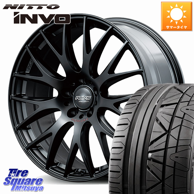 NITTO INVO インボ ニットー サマータイヤ 245/40R20RAYS 【欠品次回7~8月】 HOMURA 2x9Plus SPORT EDITION ホイール 20インチ 20X8.5J 44 5穴 114.3 RVR ハリアー アウトランダー フーガ FUGA 日産|タイヤスクエアミツヤ