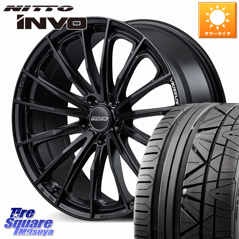 RAYS 【欠品次回4~5月】 VERSUS VOUGE SE ホイール 20インチ 20 X 8.5J(M14B) +45 5穴 114.3 NITTO INVO インボ ニットー サマータイヤ 245/40R20 レクサスLBX