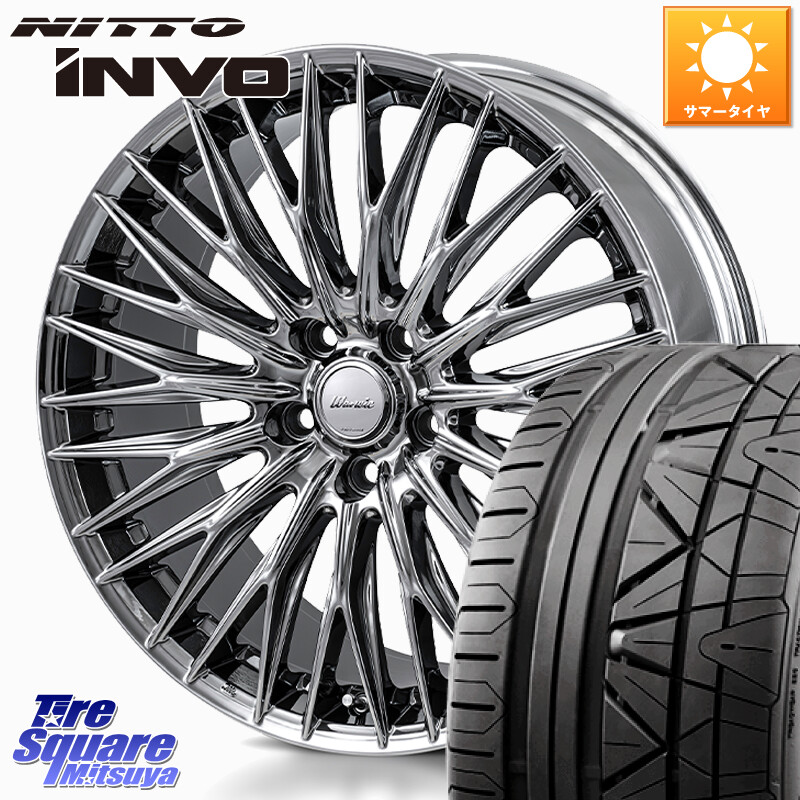 NITTO INVO インボ ニットー サマータイヤ 245/35R21MONZA Warwic CLYVER クライヴァー ホイール 21インチ 21X8.5J 42 5穴 114.3 エクリプスクロス｜タイヤスクエアミツヤ